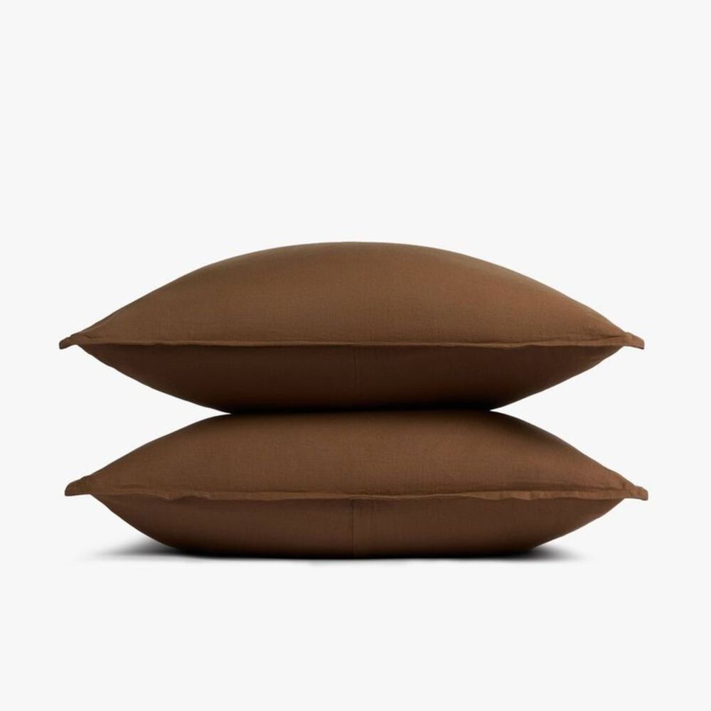 King Relaxed Linen Sham Set Pecan - Parachute